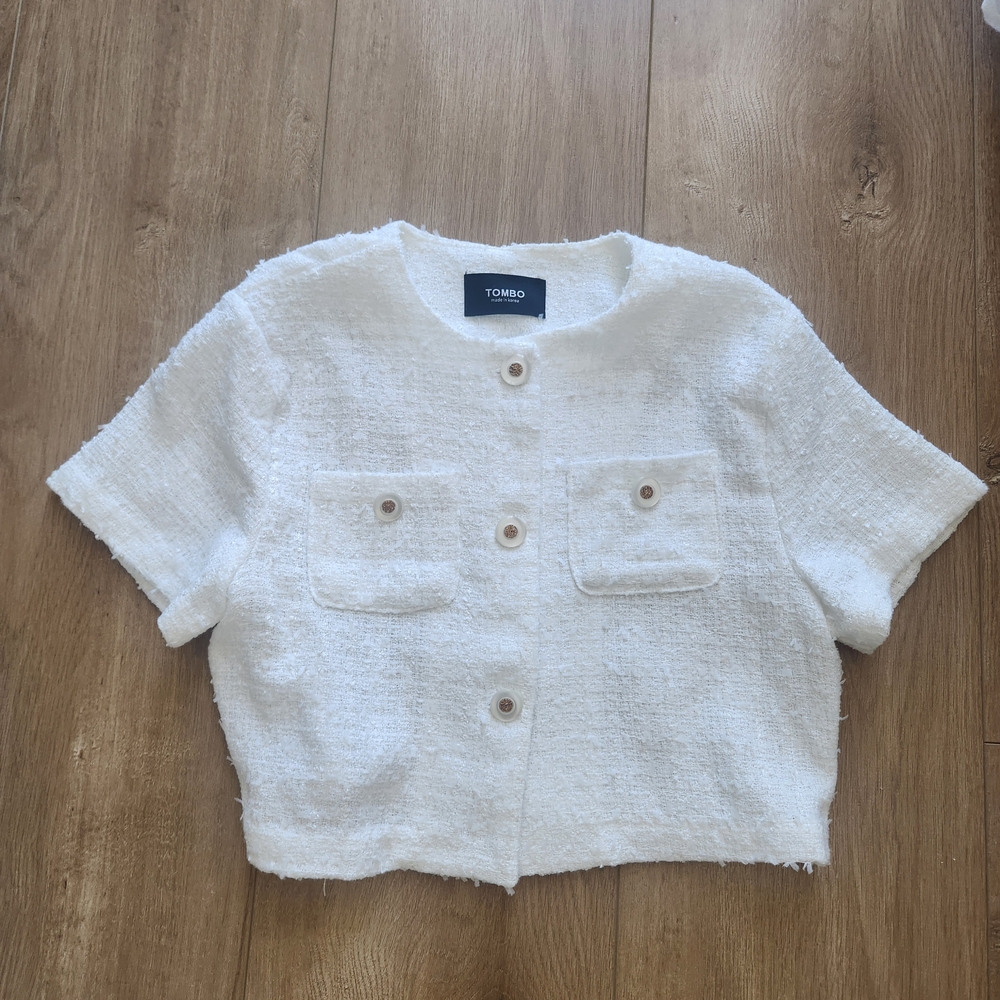 Tweed Short Sleeve Jacket